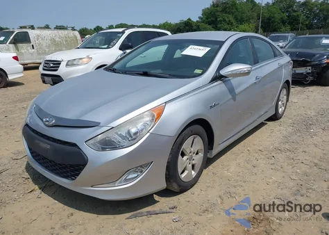 2011 Hyundai Sonata Hybrid z USA, uszkodzony, nr VIN KMHEC4A48BA017708